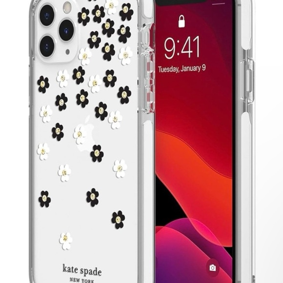 ☀️Kate Spade New York Scattered Flowers Case for iPhone 15 Pro NEW - Picture 3 of 3